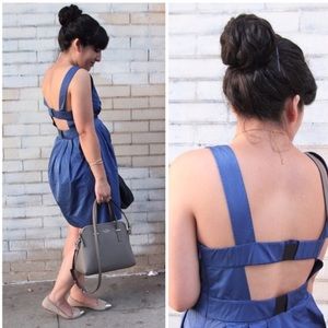 All Saints Dresses - ALL SAINTS Blue Back Cut Out Dress All Saints Dresses - ALL SAINTS Blue Back Cut Out Dress