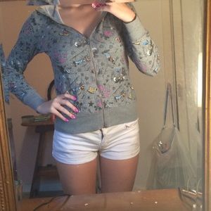 Grey Disney hoodie