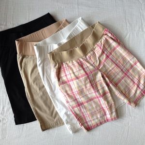 💸FINAL PRICE💸4 Bermuda Maternity Shorts, S (4-6)