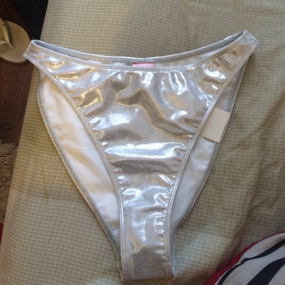 Shiny High Rise Bikini Bottom
