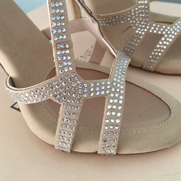 BCBGeneration Renee Nude/Crystal Dress Sandals - Picture 4 of 4