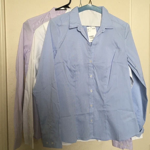 3 BRAND NEW BUTTON UP WORK SHIRTS