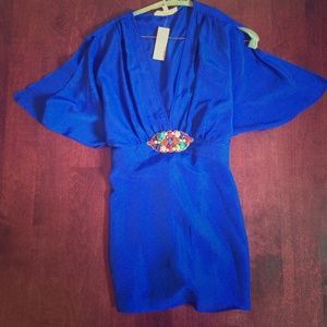 Cachet blouse with beaded detail