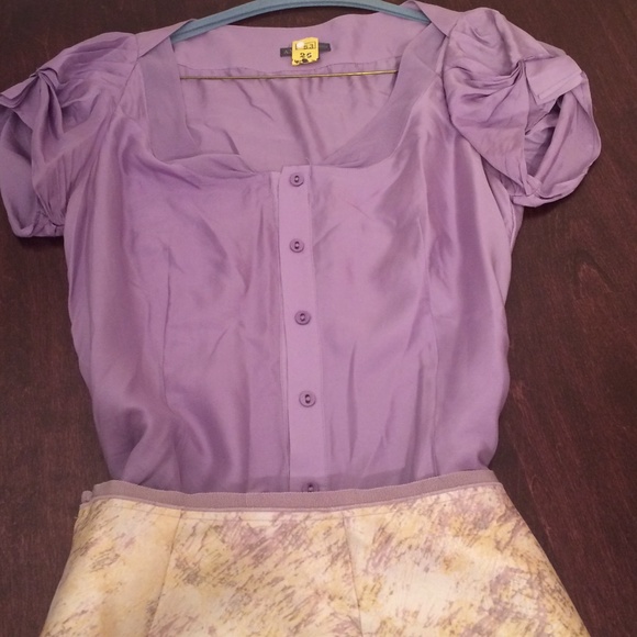 ❌SOLD Armani 100% silk. Beautiful, rich lavender c