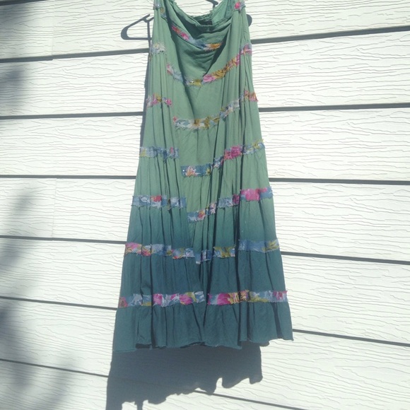 CLOSING TODAY! Tiered ombré maxi skirt