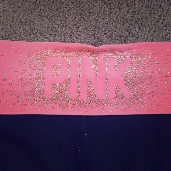 VS sequin yoga pants size large