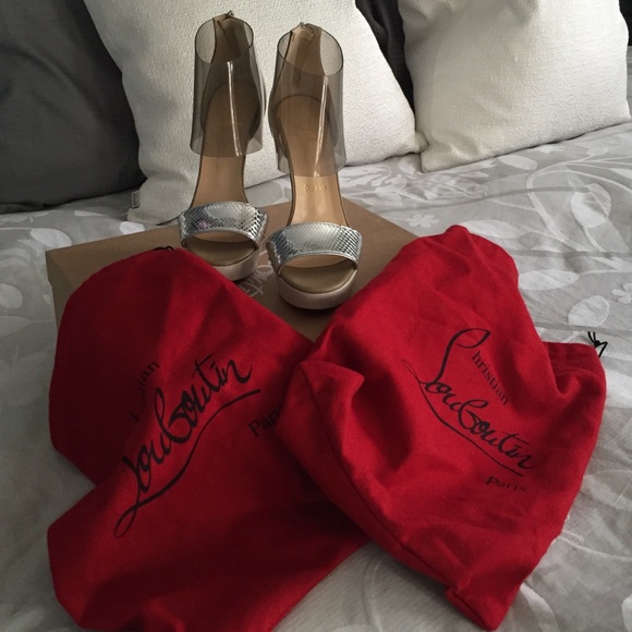 Christian Louboutin Dufoura 140 Python Heels-Rare - Picture 4 of 4