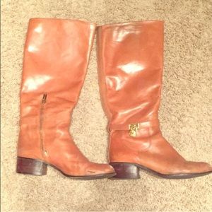 Michael Kors Brown Leather Boots