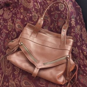 Botkier Trigger Satchel Rose Gold