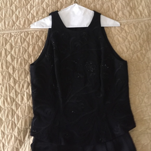 Carmen Marc Valvo evening outfit.