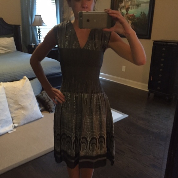 NWT Black and silver dress - Picture 2 of 2