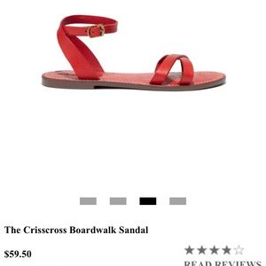 Madewell sandals NWOB