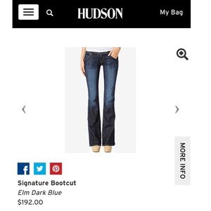 Hudson Bootcut Jeans