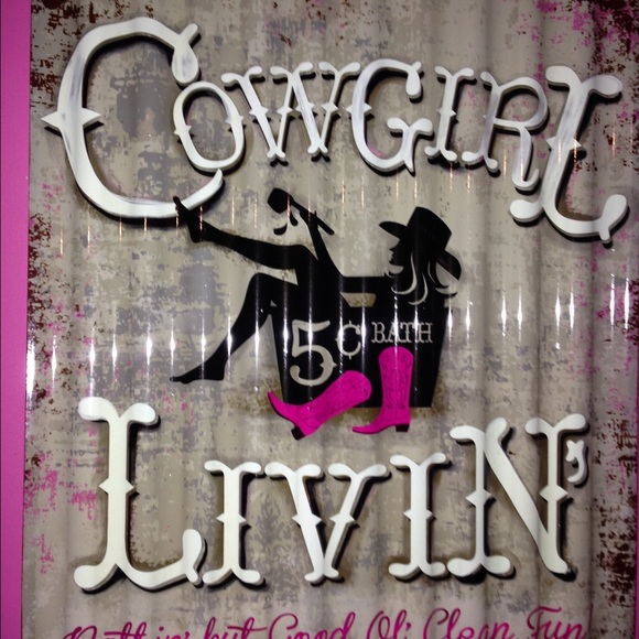 NWT western bath sign hot pink colors - Picture 2 of 3