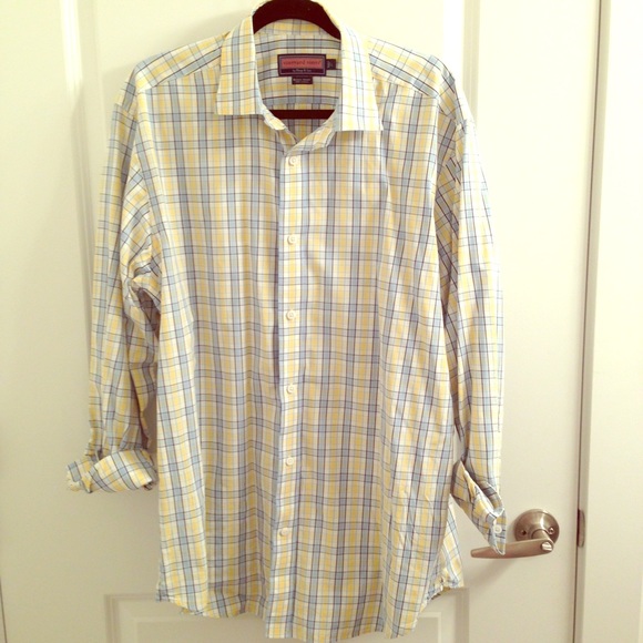 Men's Vineyard Vines Casual Buttondown Blue/Yellow