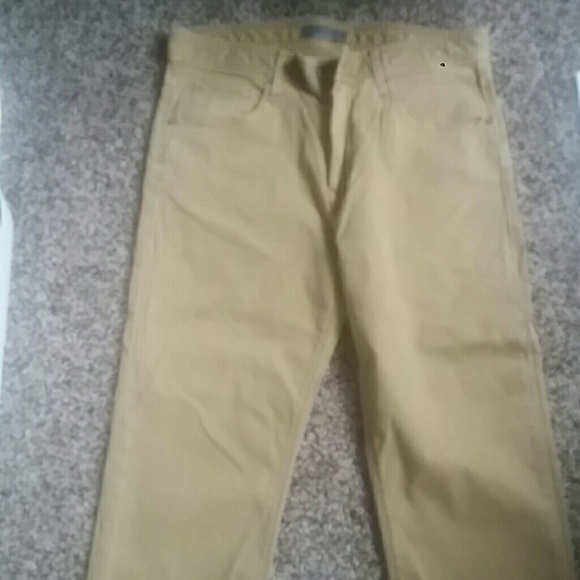 "Gray" saks fifth ave khaki skinny pants 30" w 32"