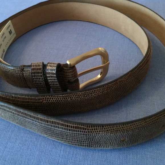 New Ann Taylor brown leather belt. Size  M