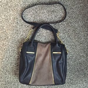 Black and gray Steve Madden bag