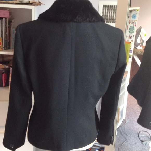 Two piece black wool suit - Picture 3 of 4