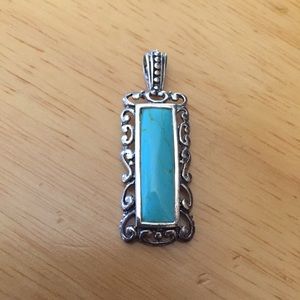 VINTAGE Turquoise Pendant