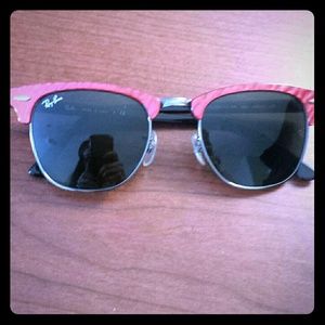 Ray-ban Clubmaster red tortioseshell sunglasses