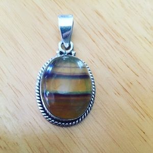Yellow Agate Pendant