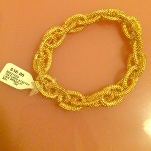 Francesca's gold chain link bracelet