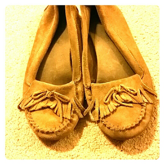 Tan moccasin flats