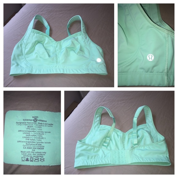 Lulu lemon mint sports bra