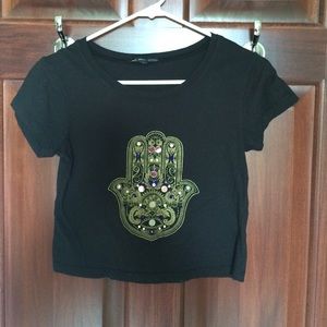 New Truly Madly Deeply Hamsa Tee Urban Outfitters