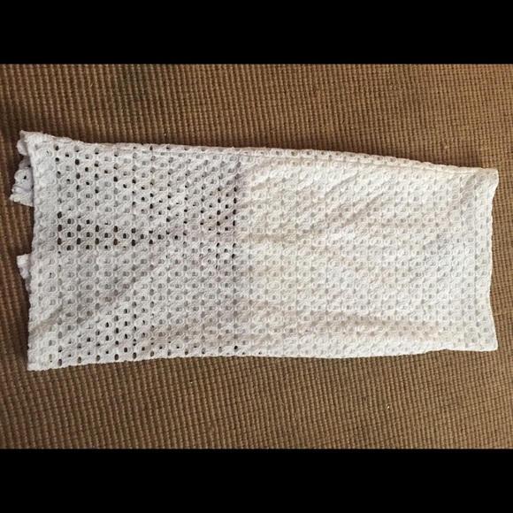 Long beige skirt