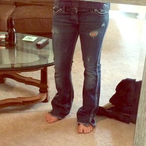Silver jeans