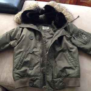 Hunter green juicy couture winter coat!