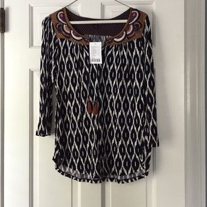 Anthro top size XS NWT
