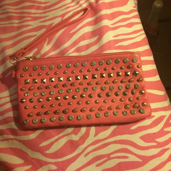 Pink wristlet