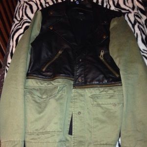Utility/Leather Jacket