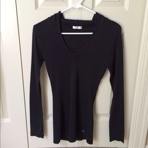 N4 hooded longsleeve tee.