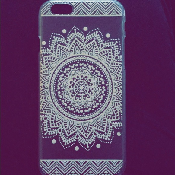 Clear Mandala iPhone case