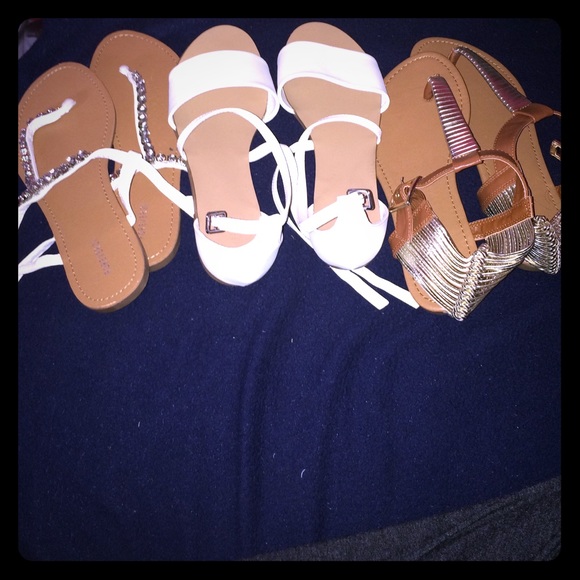Forever21 sandals! bundle!!