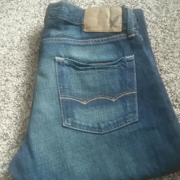 American eagle slim straight mens jeans 30x32