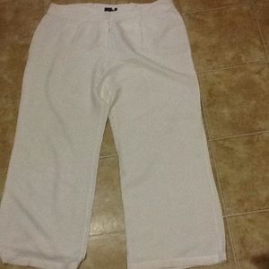 Sexy White Khaki Pants by Lane Bryant