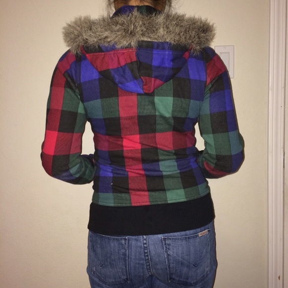 ❌SOLD❌Jack by BB Dakota Faux Fur Hoodie S - Picture 3 of 3