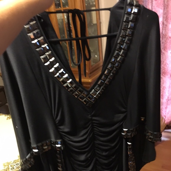 NWOT Bebe Beaded Dress