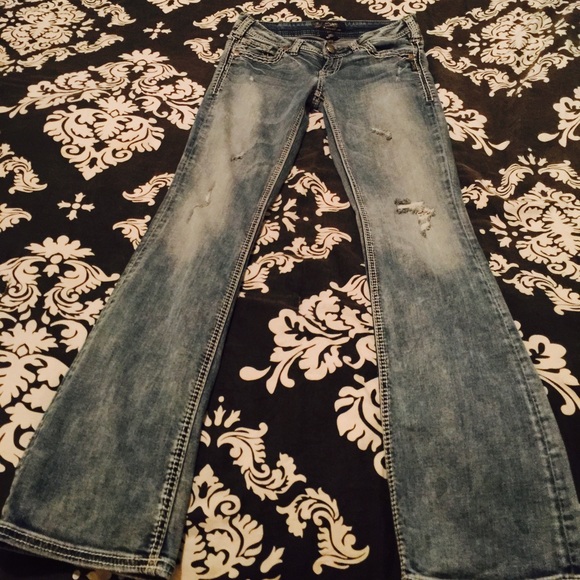 Silver jeans