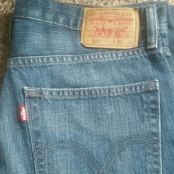 Mens Levis 527 bootcut jeans 31x30