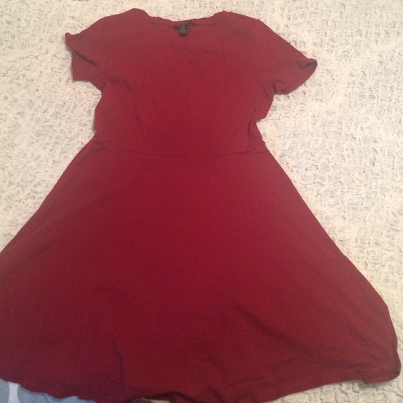 Forever 21 Dresses & Skirts - Red baby doll dress