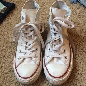 white high top converse