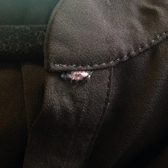 Black Chiffon Dress - Picture 2 of 4