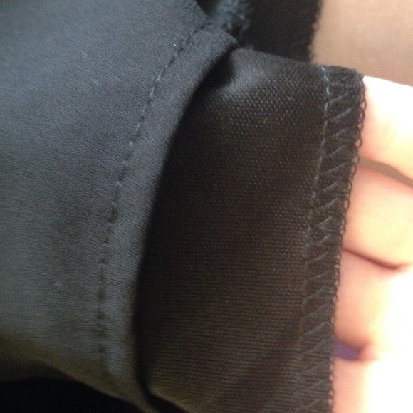 Black Chiffon Dress - Picture 3 of 4