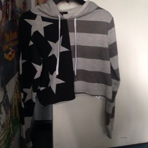 Forever 21 cropped hoodie